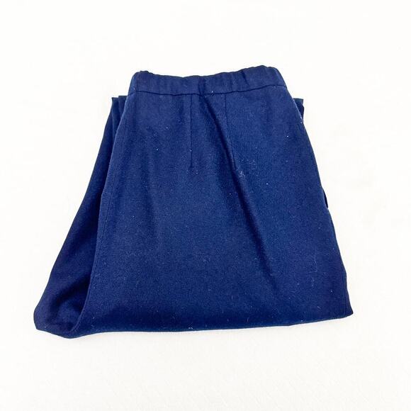 Pendleton Pure Wool Creased Bue Slacks Pockets Size 16 - Picture 1 of 7